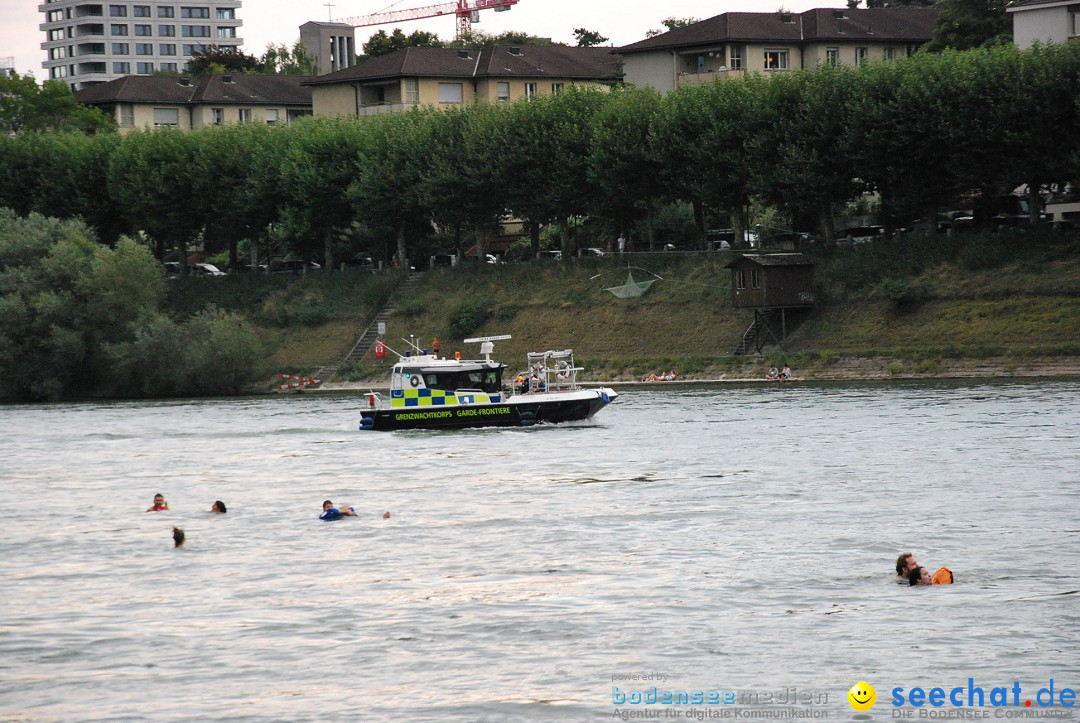 Rheinschwimmen: Basel, 15.08.2017