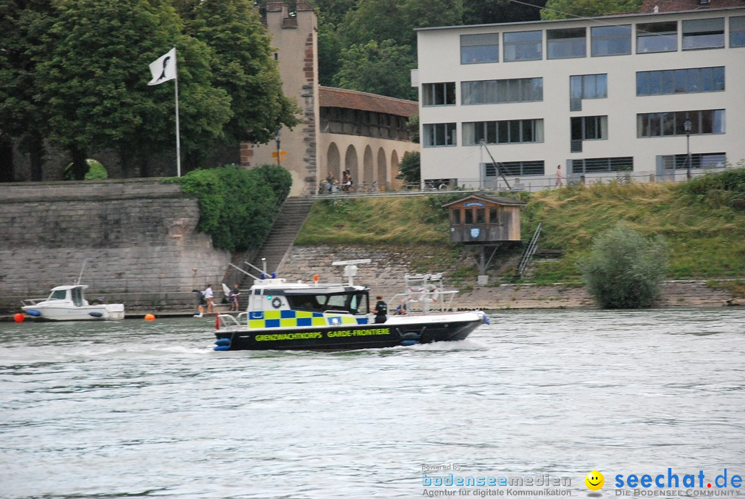 Rheinschwimmen: Basel, 15.08.2017