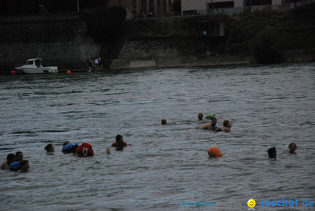 Rheinschwimmen: Basel, 15.08.2017