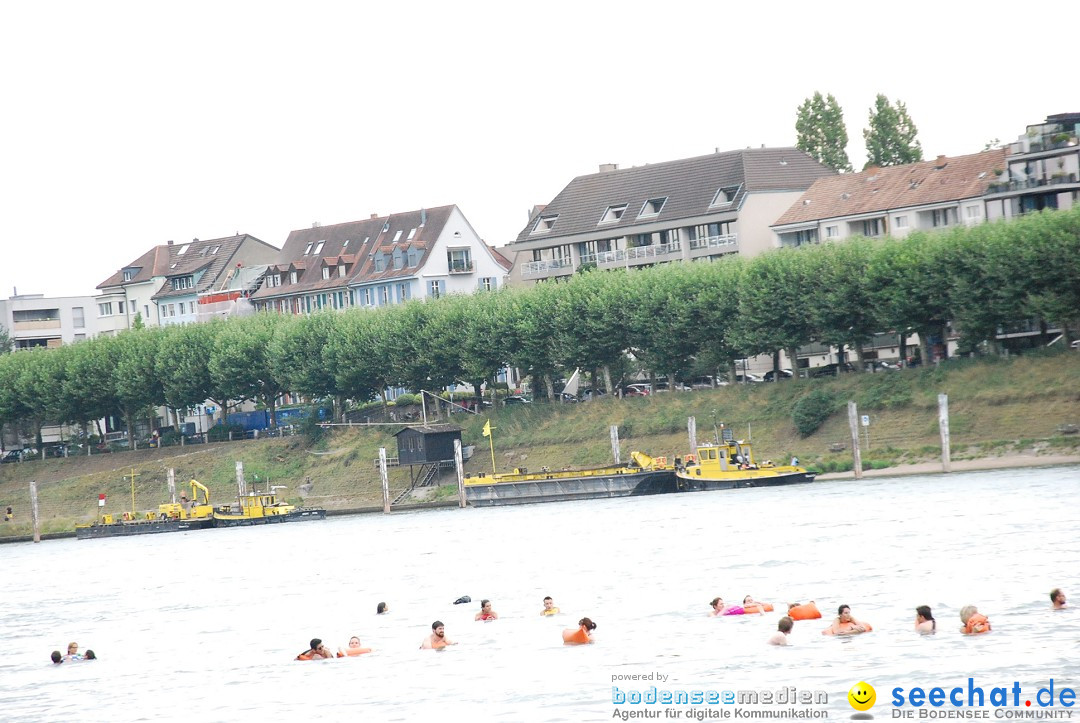 Rheinschwimmen: Basel, 15.08.2017