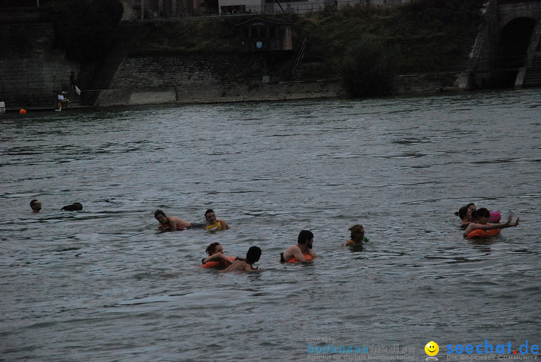 Rheinschwimmen: Basel, 15.08.2017