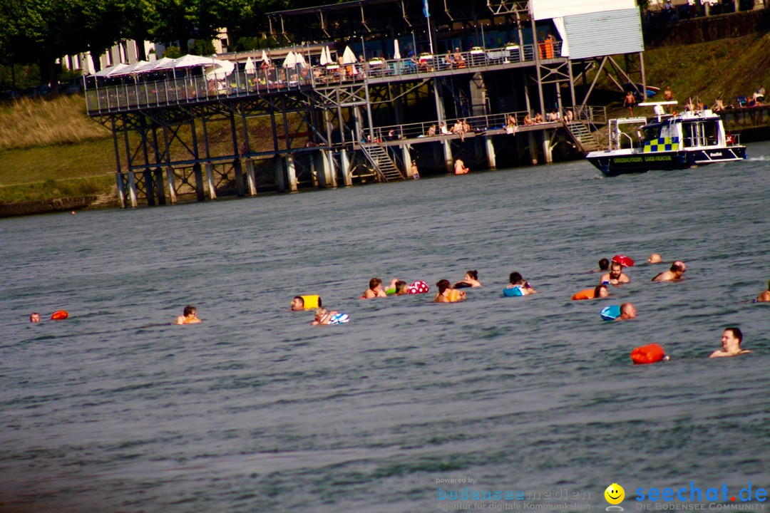 Rheinschwimmen: Basel, 15.08.2017