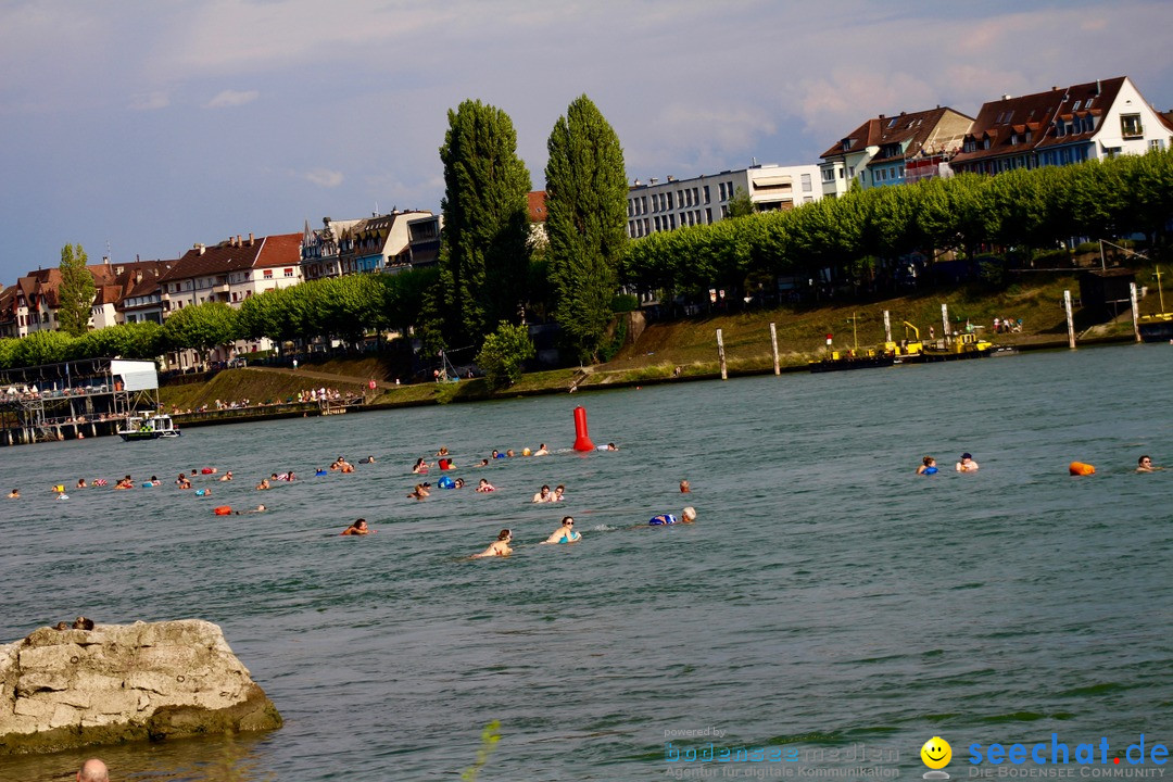 Rheinschwimmen: Basel, 15.08.2017