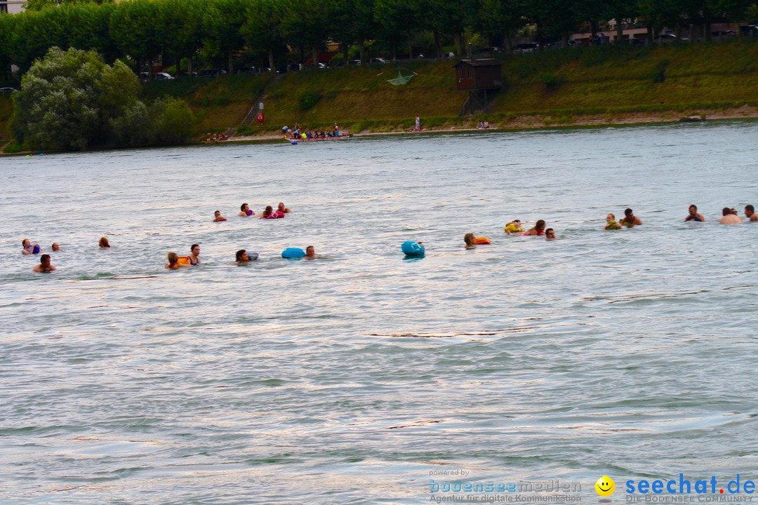 Rheinschwimmen: Basel, 15.08.2017