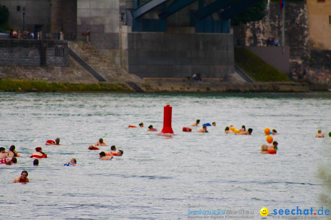 Rheinschwimmen: Basel, 15.08.2017