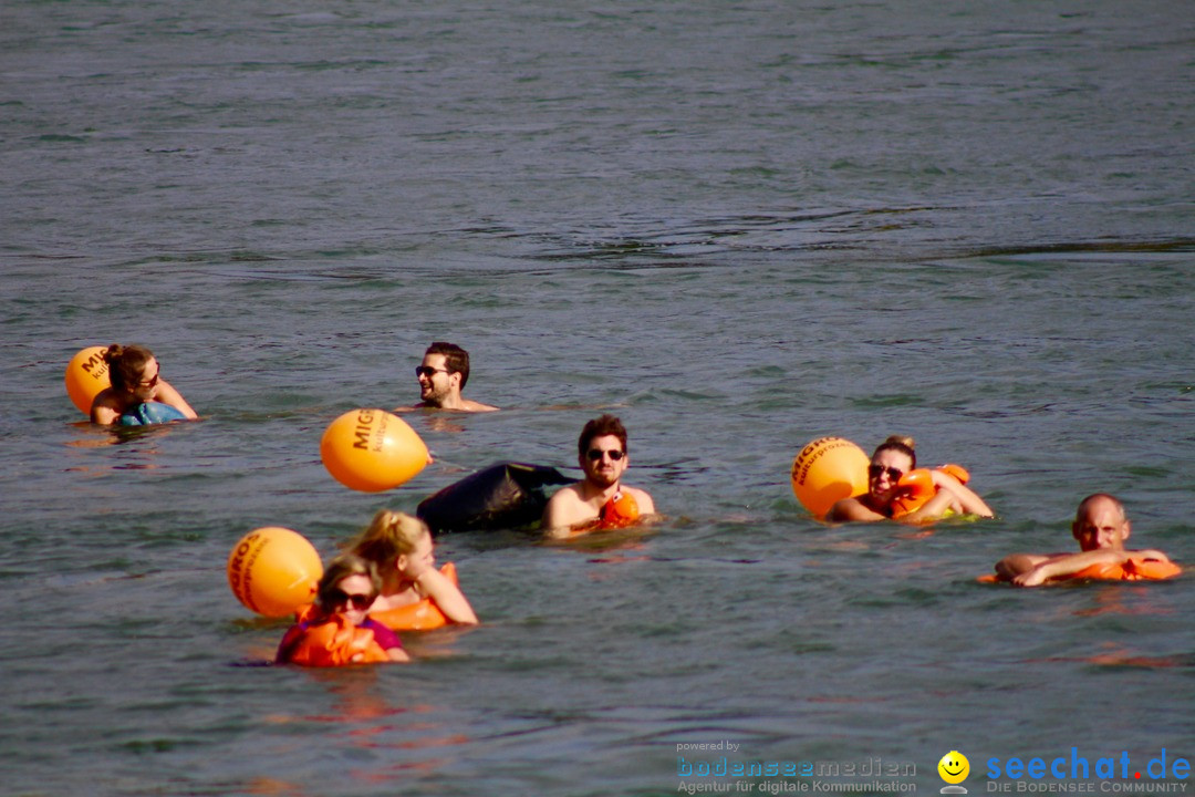 Rheinschwimmen: Basel, 15.08.2017