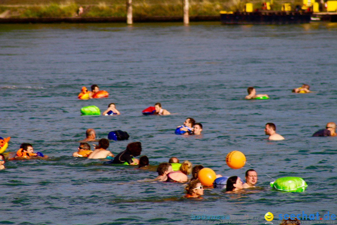 Rheinschwimmen: Basel, 15.08.2017