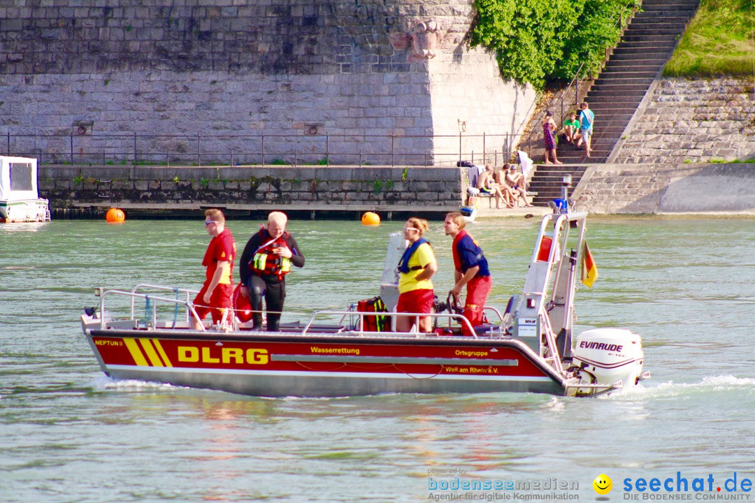 Rheinschwimmen: Basel, 15.08.2017