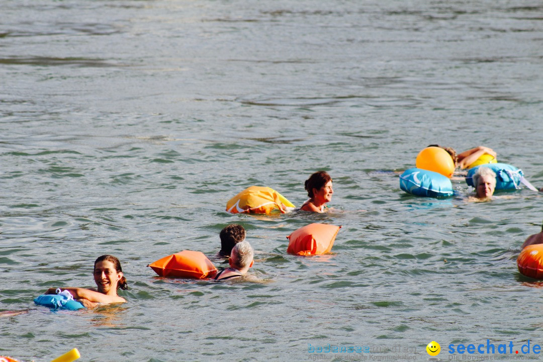 Rheinschwimmen: Basel, 15.08.2017