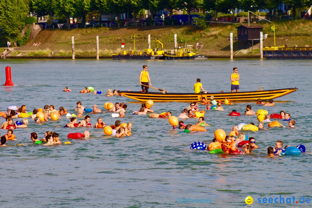 Rheinschwimmen: Basel, 15.08.2017