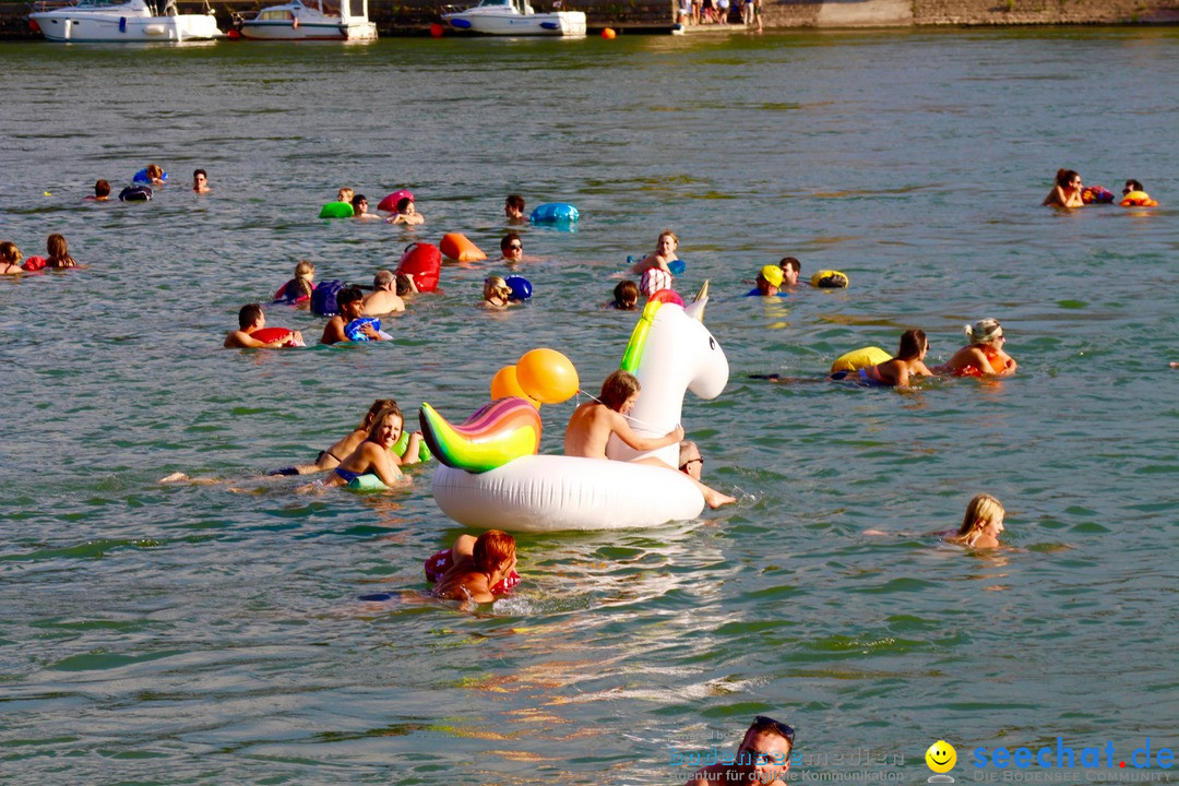 Rheinschwimmen: Basel, 15.08.2017