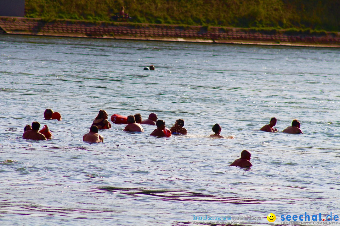 Rheinschwimmen: Basel, 15.08.2017