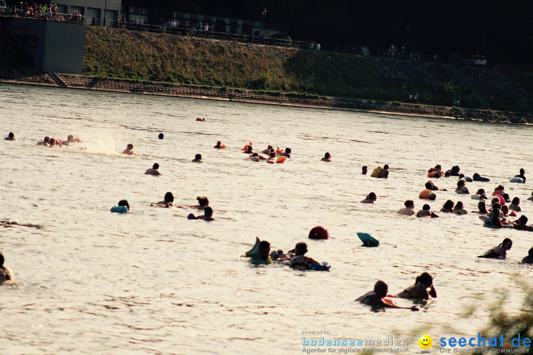 Rheinschwimmen: Basel, 15.08.2017