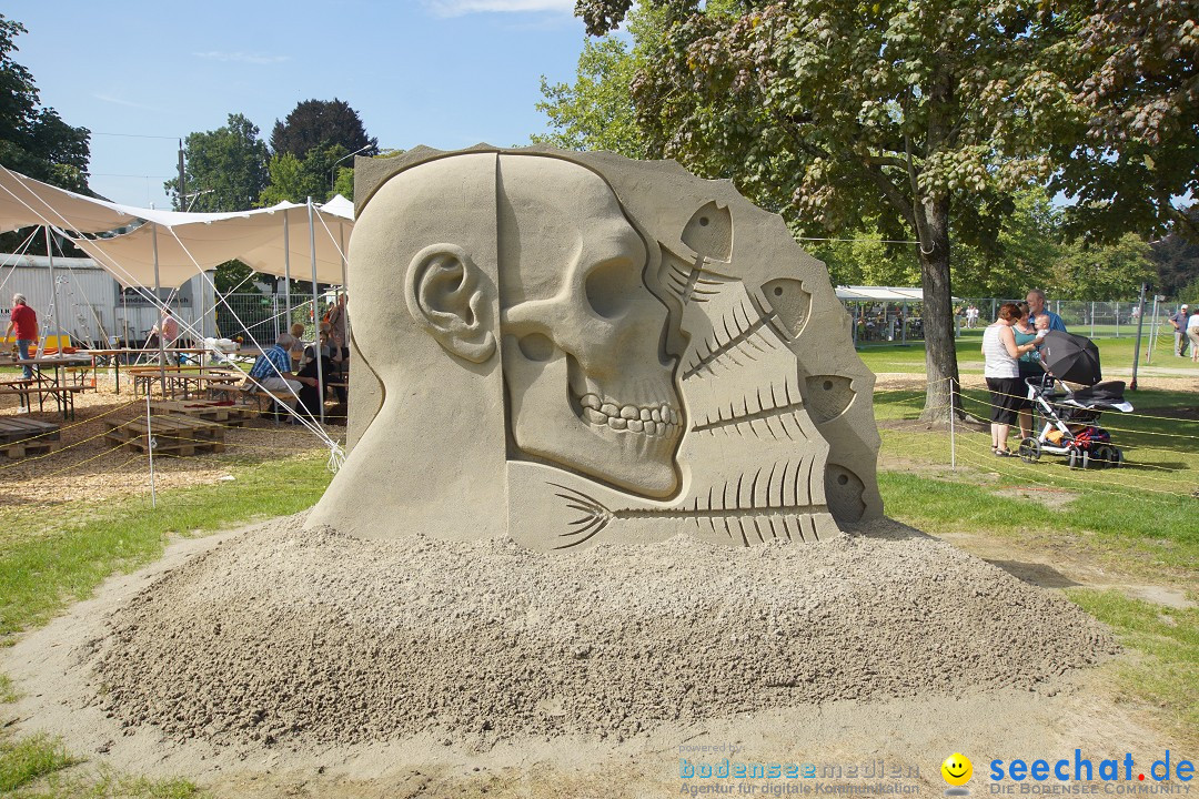 Sandskulpturenfestival: Rorschach am Bodensee, 24.08.2017