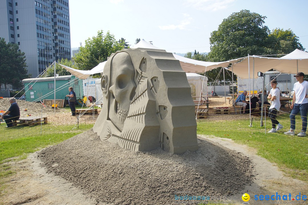 Sandskulpturenfestival: Rorschach am Bodensee, 24.08.2017