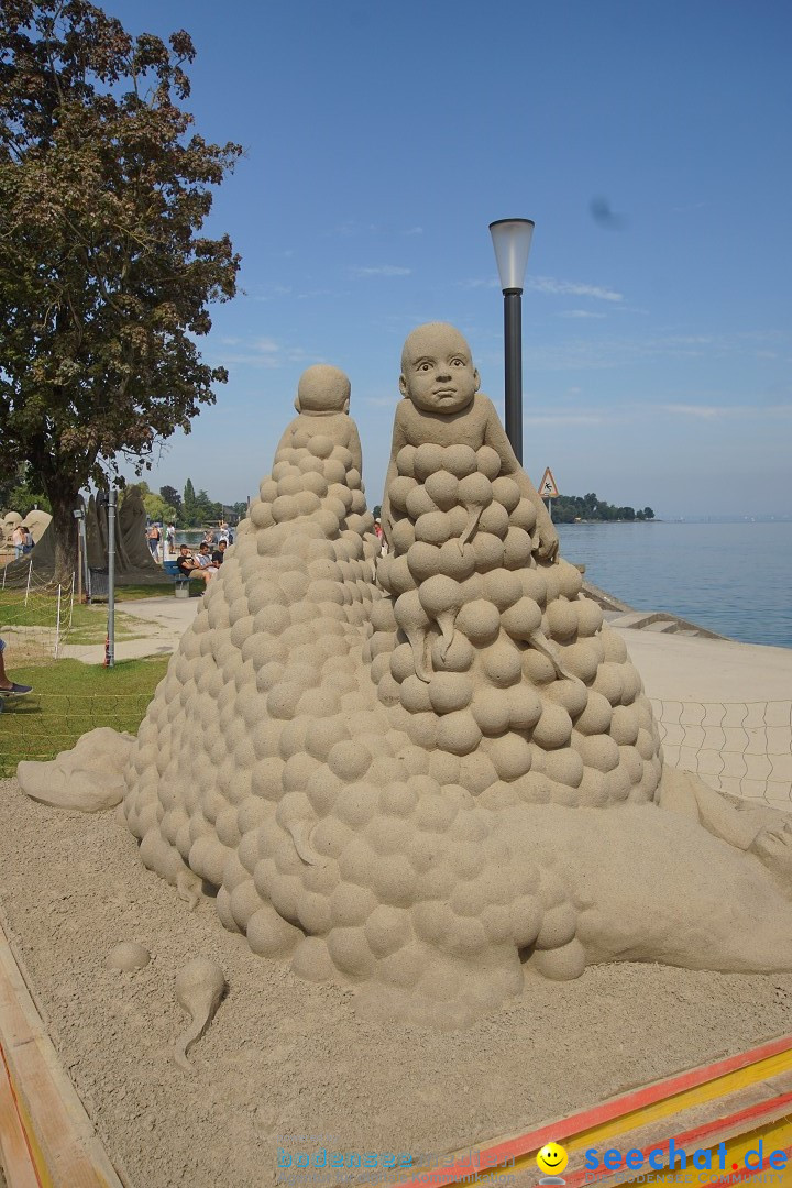 Sandskulpturenfestival: Rorschach am Bodensee, 24.08.2017