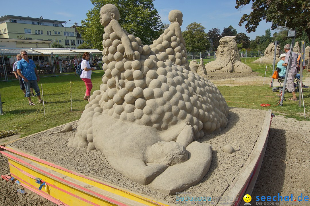 Sandskulpturenfestival: Rorschach am Bodensee, 24.08.2017