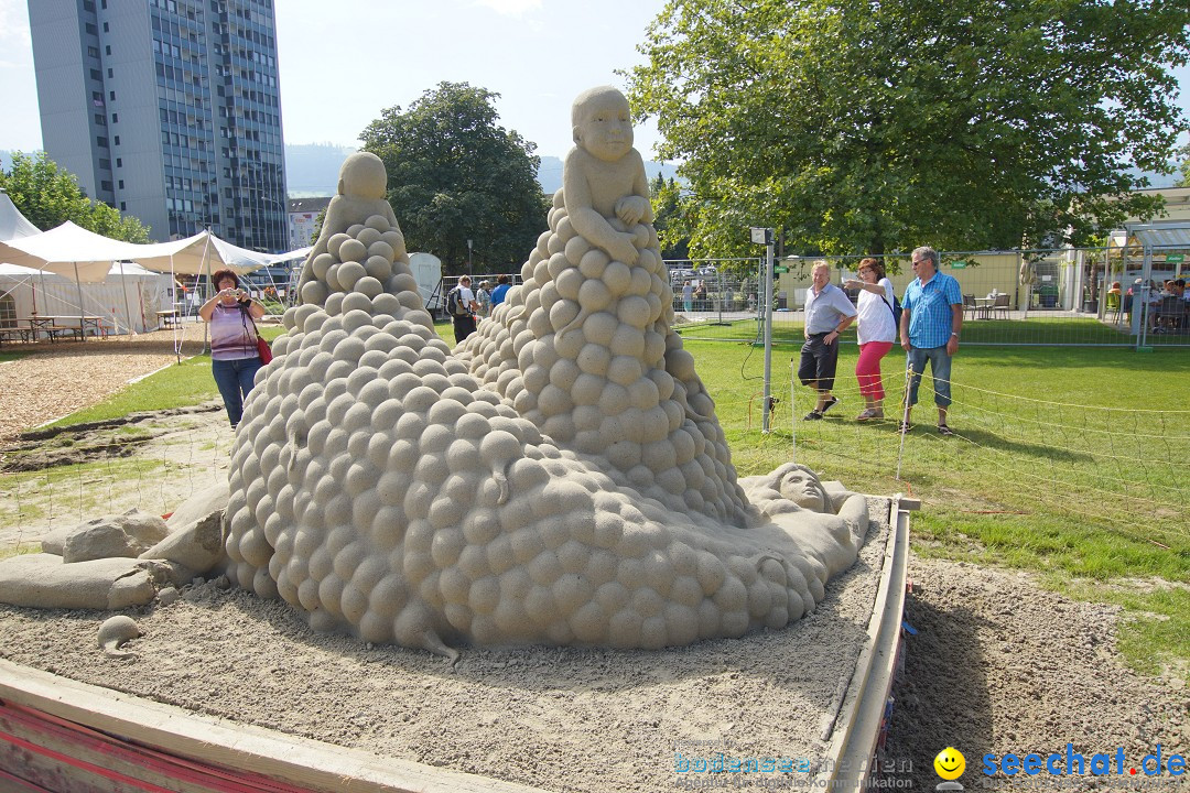 Sandskulpturenfestival: Rorschach am Bodensee, 24.08.2017