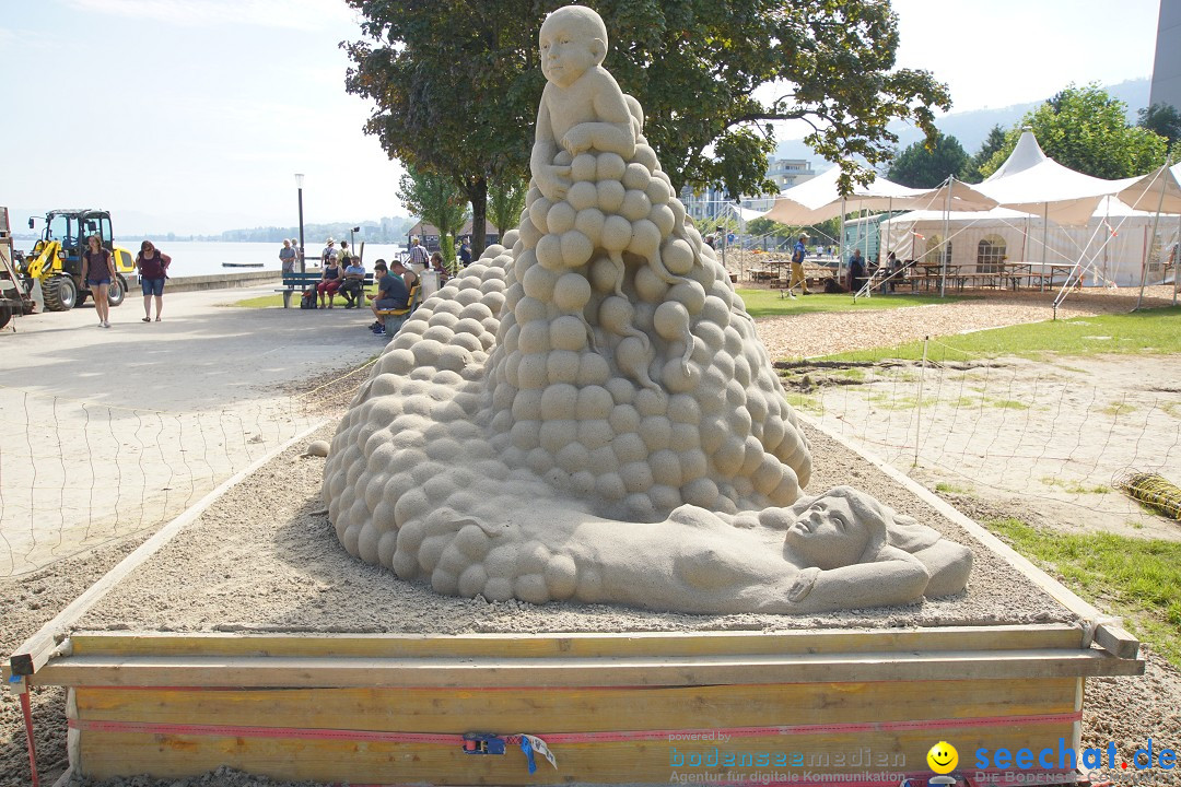 Sandskulpturenfestival: Rorschach am Bodensee, 24.08.2017