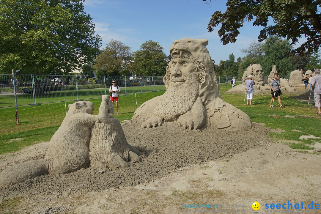 Sandskulpturenfestival: Rorschach am Bodensee, 24.08.2017