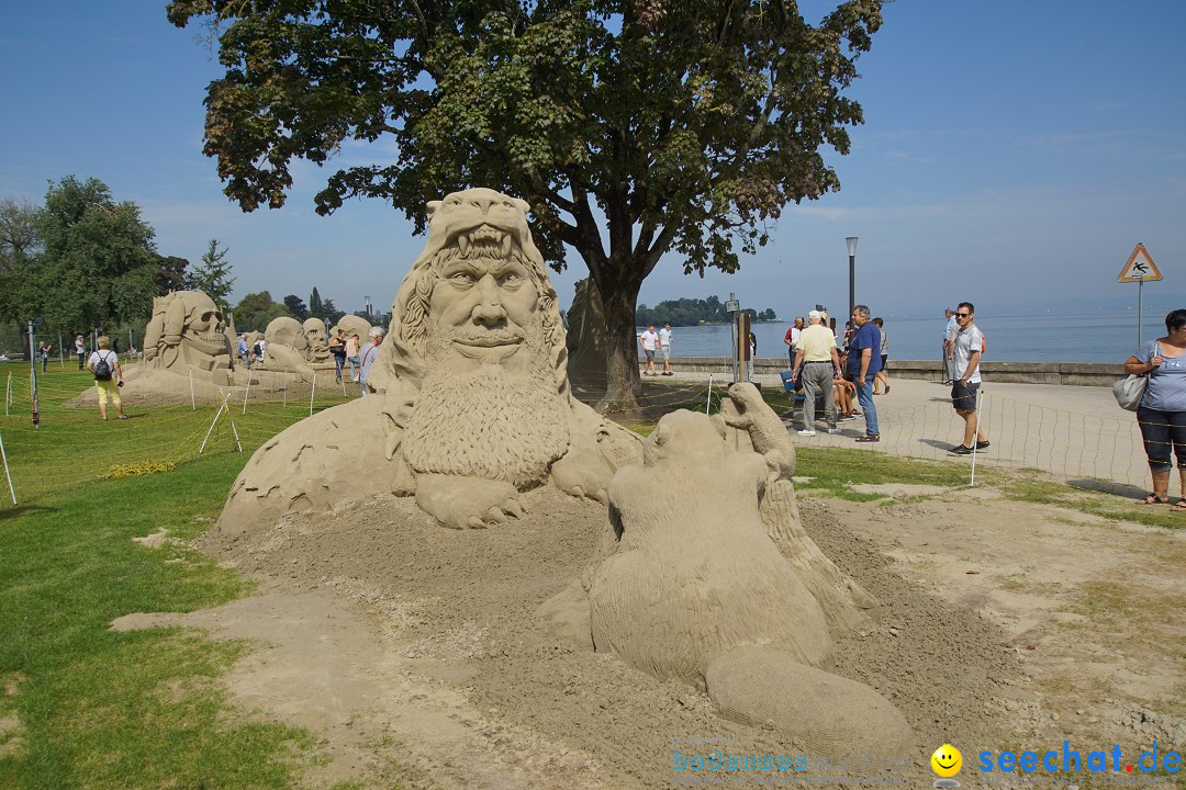 Sandskulpturenfestival: Rorschach am Bodensee, 24.08.2017