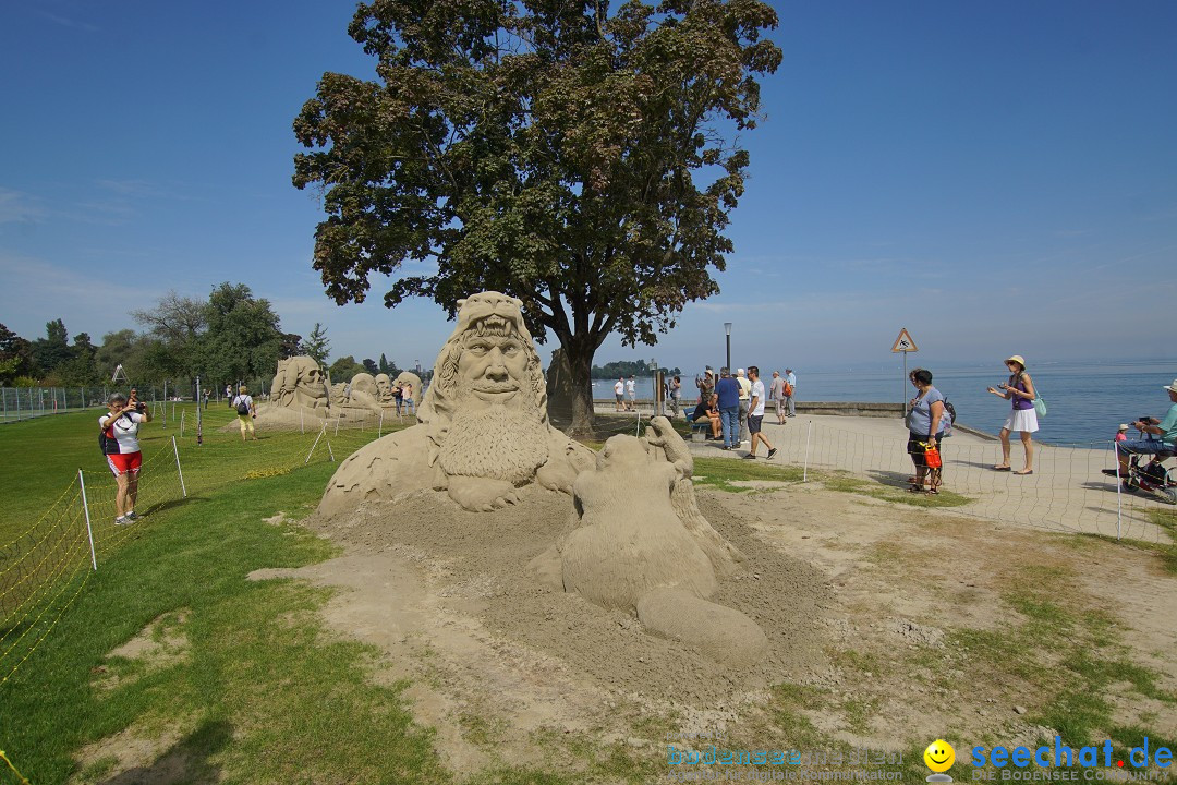 Sandskulpturenfestival: Rorschach am Bodensee, 24.08.2017