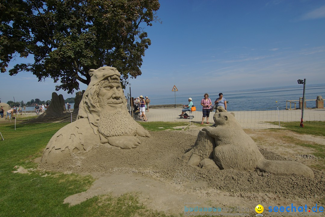 Sandskulpturenfestival: Rorschach am Bodensee, 24.08.2017