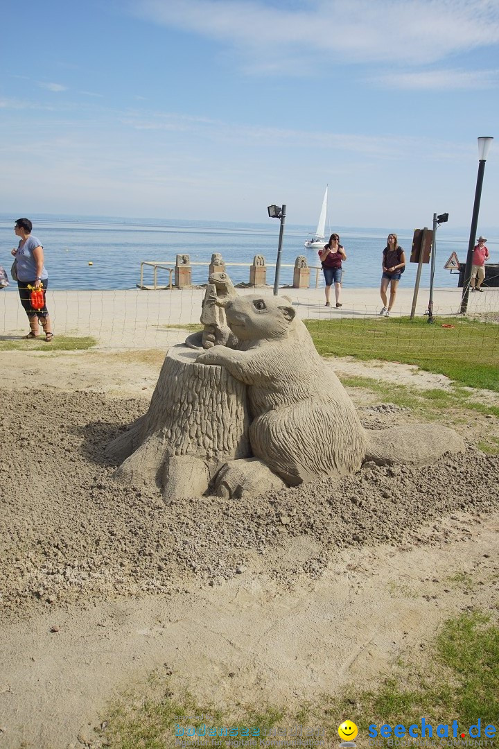 Sandskulpturenfestival: Rorschach am Bodensee, 24.08.2017