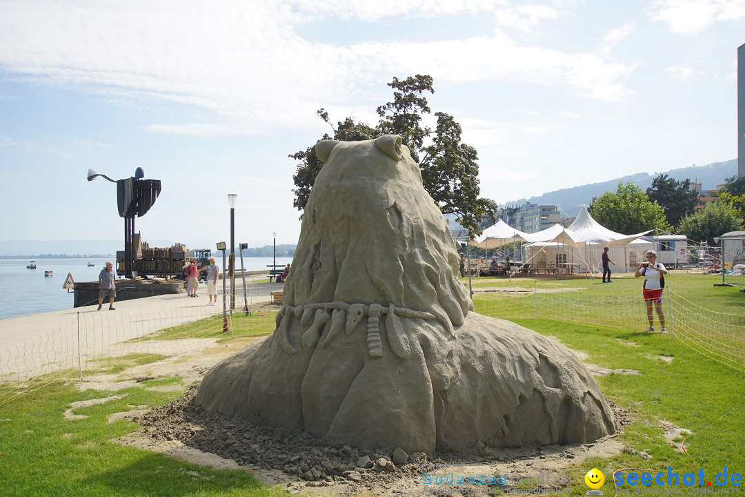 Sandskulpturenfestival: Rorschach am Bodensee, 24.08.2017