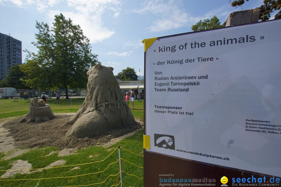 Sandskulpturenfestival: Rorschach am Bodensee, 24.08.2017