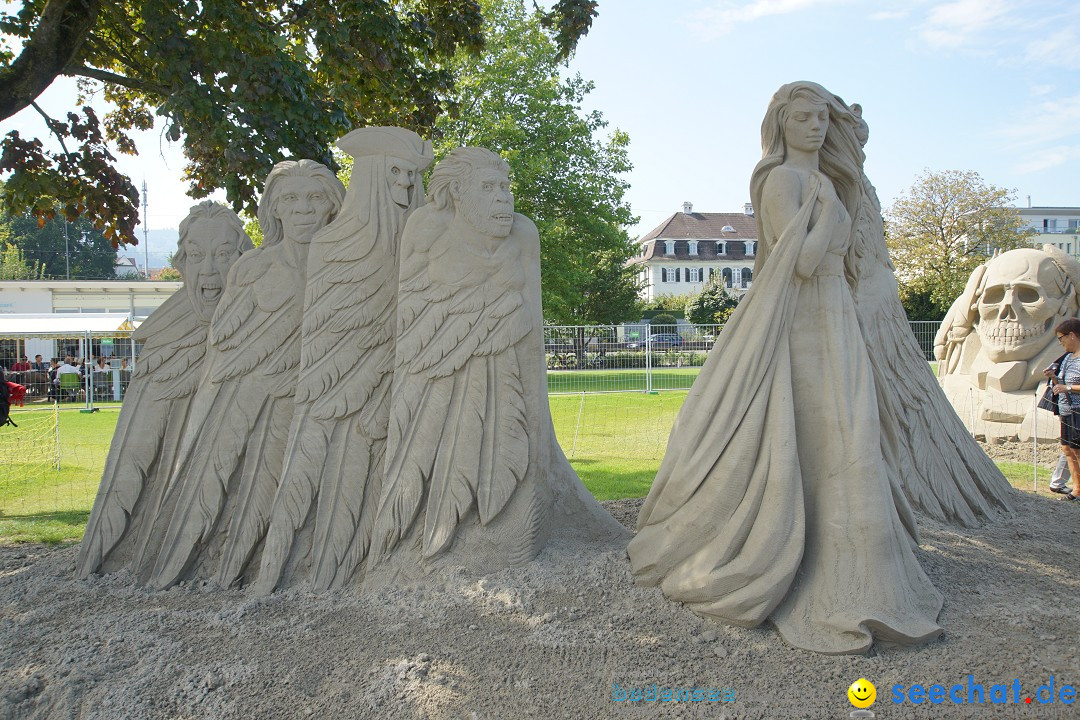 Sandskulpturenfestival: Rorschach am Bodensee, 24.08.2017