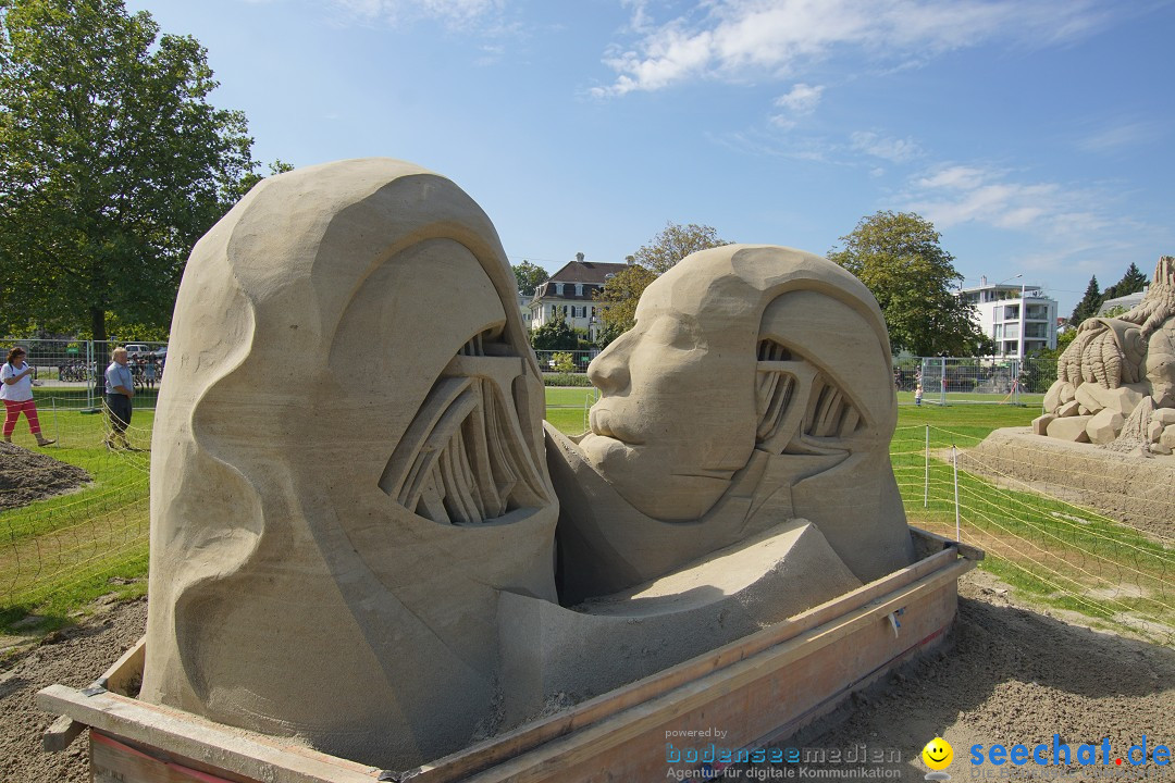 Sandskulpturenfestival: Rorschach am Bodensee, 24.08.2017