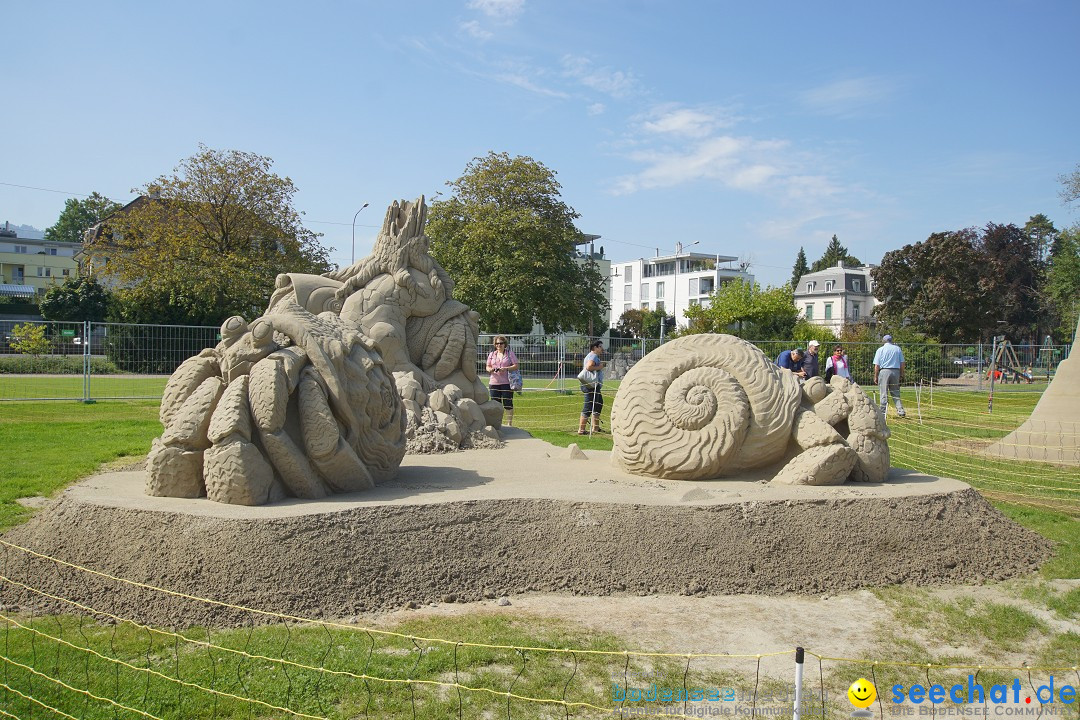 Sandskulpturenfestival: Rorschach am Bodensee, 24.08.2017