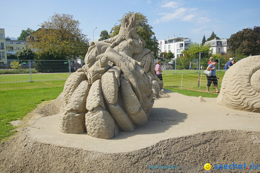 Sandskulpturenfestival: Rorschach am Bodensee, 24.08.2017