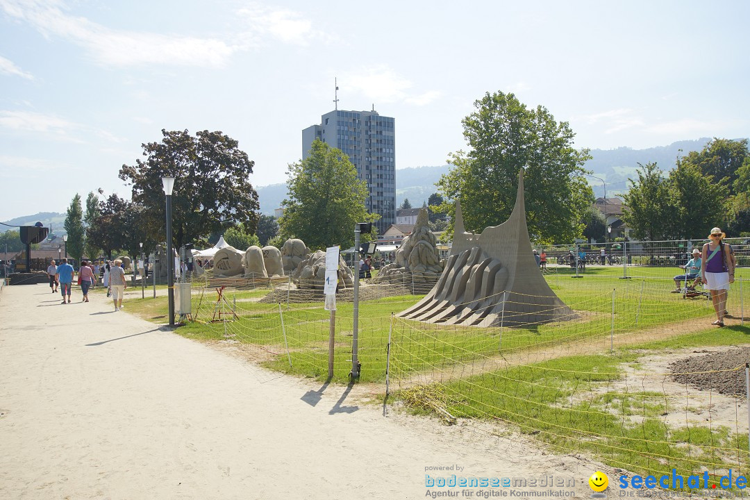 Sandskulpturenfestival: Rorschach am Bodensee, 24.08.2017