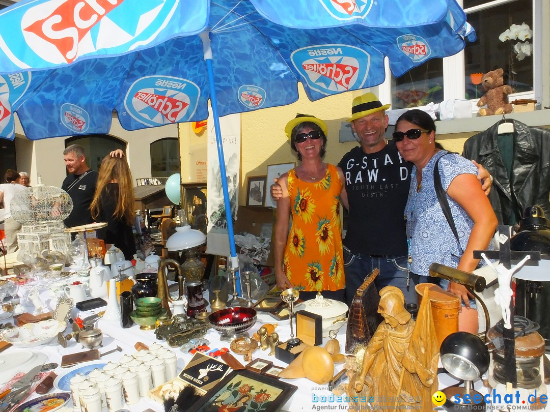 Flohmarkt in Sigmaringen am Bodensee, 26.08.2017