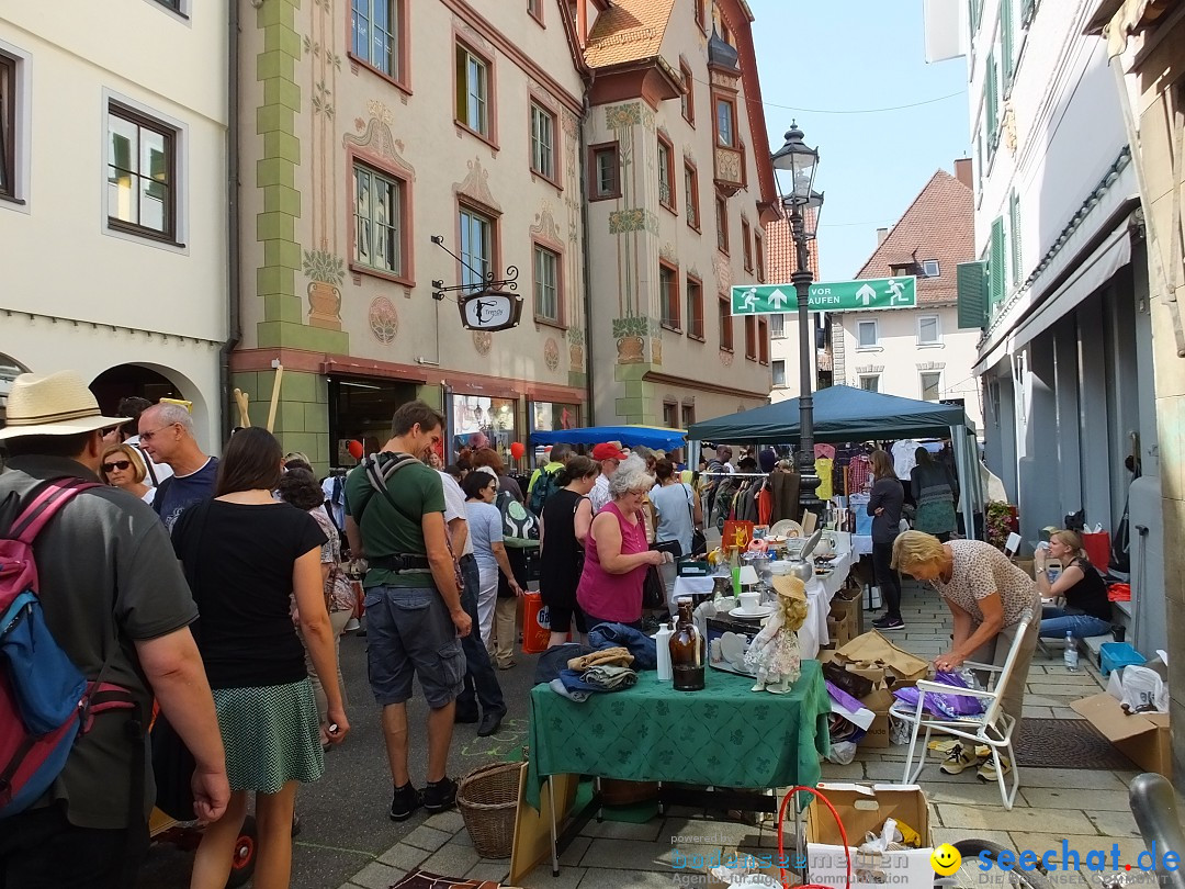 Flohmarkt in Sigmaringen am Bodensee, 26.08.2017