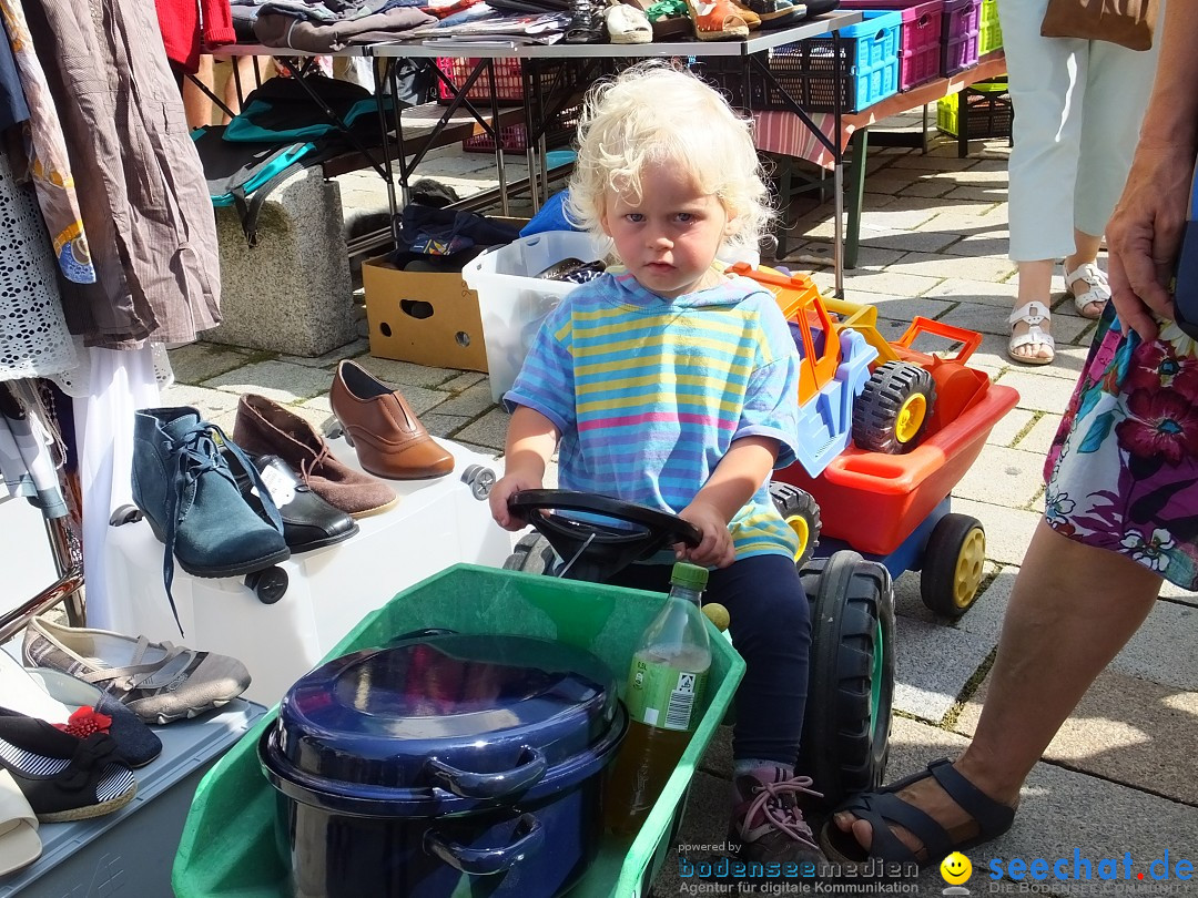 Flohmarkt in Sigmaringen am Bodensee, 26.08.2017