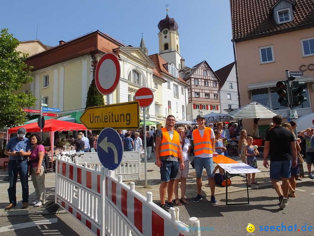 Flohmarkt in Sigmaringen am Bodensee, 26.08.2017