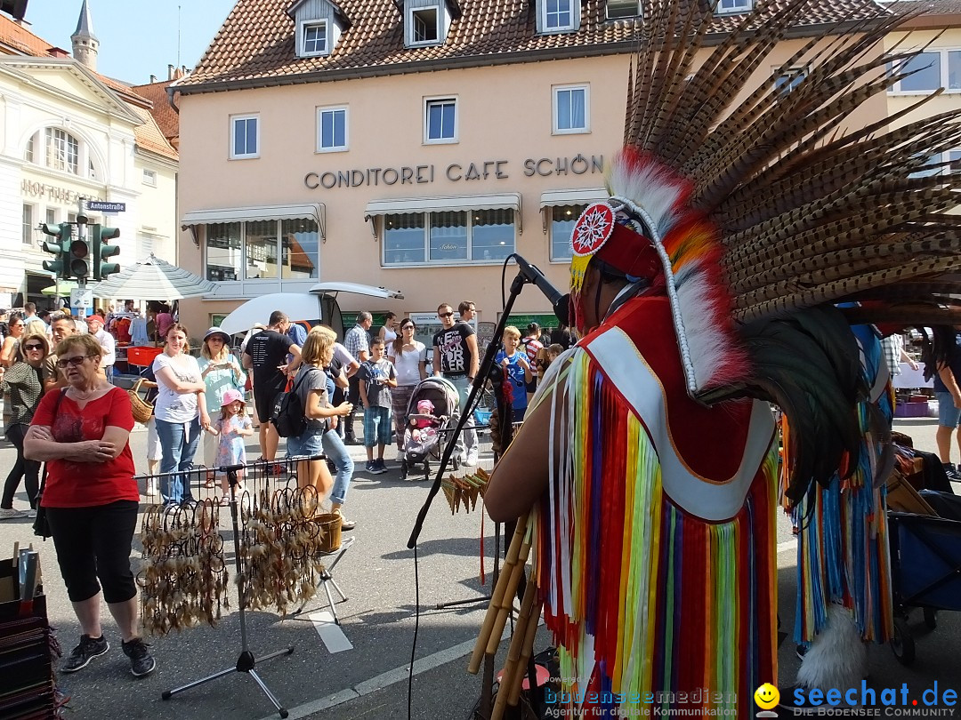 Flohmarkt in Sigmaringen am Bodensee, 26.08.2017