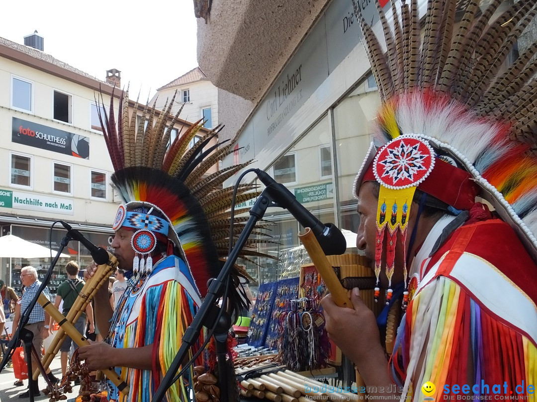 Flohmarkt in Sigmaringen am Bodensee, 26.08.2017