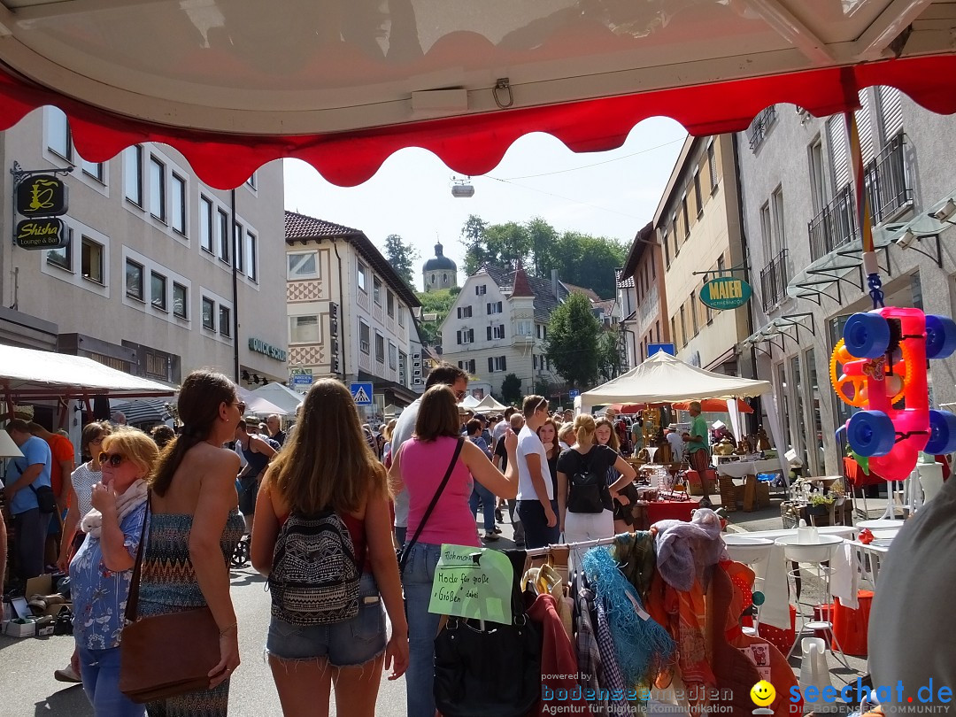 Flohmarkt in Sigmaringen am Bodensee, 26.08.2017