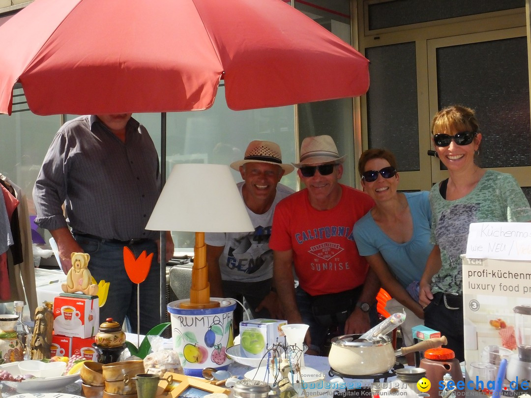 Flohmarkt in Sigmaringen am Bodensee, 26.08.2017