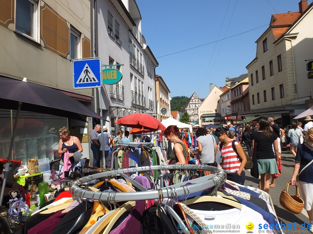 Flohmarkt in Sigmaringen am Bodensee, 26.08.2017