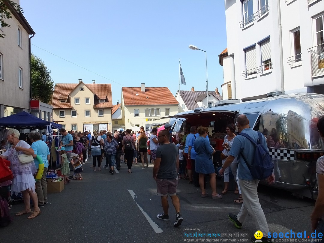 Flohmarkt in Sigmaringen am Bodensee, 26.08.2017