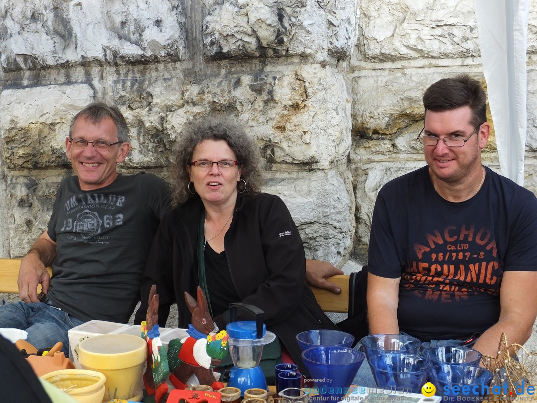 Flohmarkt in Sigmaringen am Bodensee, 26.08.2017