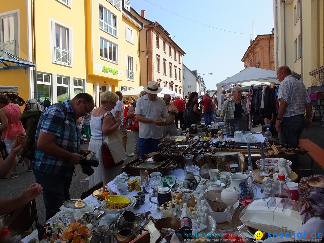 Flohmarkt in Sigmaringen am Bodensee, 26.08.2017