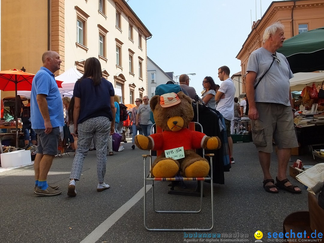 Flohmarkt in Sigmaringen am Bodensee, 26.08.2017