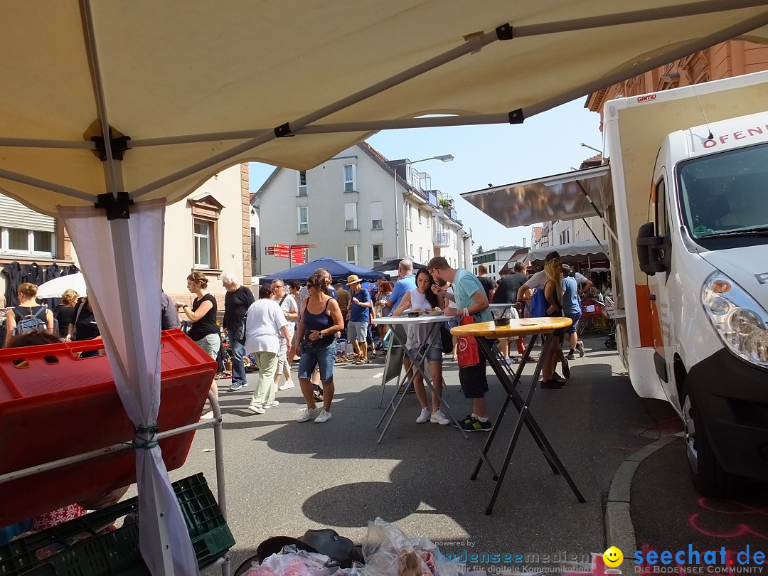 Flohmarkt in Sigmaringen am Bodensee, 26.08.2017