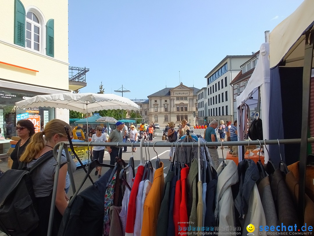 Flohmarkt in Sigmaringen am Bodensee, 26.08.2017